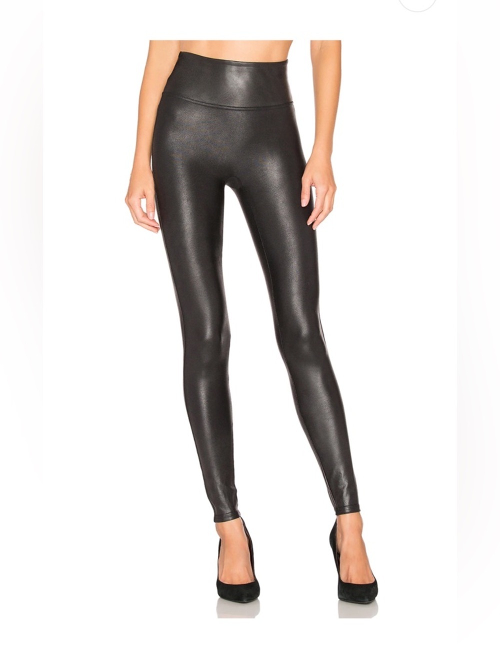 SPANX Faux Leather High Waist Leggings
